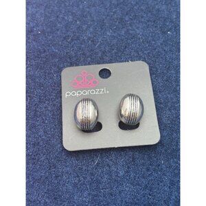 Paparazzi Silver Tone Clip Earrings